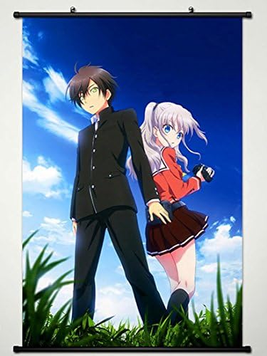 Amazon Com Charlotte Wall Scroll Poster Fabric Painting For Anime Amazon Com Charlotte Wall Scroll Poster Fabric Painting For Anime