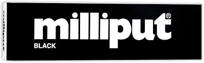 Milliput Epoxy Black 113g Two Part Waterproof Putty Adhesive