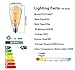 Dimmable Led Bulb, 6w LED Edison Bulb, 60w Incandescent Equivalent, 6W Vintage LED Filament Light Bulb, St64 Led Bulb,2400-2700K (Amber Glow) ,e26 /e27 Medium Screw Base, Amber Glass Cover, 4 Pack