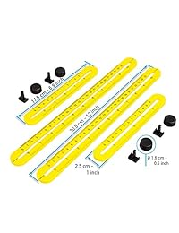 PREMIUM construcción ángulo de precisión plantilla herramienta   ligera, plegable & Compact angleizer con tornillos de apriete   para carpinteros, Constructores, proyectos de bricolaje   Medida, Mark & Cut + Ebook