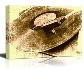 Canvas Wall Art Musical Elements Canvas Prints Home Artwork Decoration for Living Room,Bedroom,Music Room - 12x18 inches