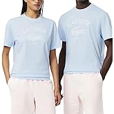 Lacoste Mens Signature Print Cotton T-Shirt