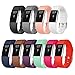 Fitbit Charge 2 Bands, AK Classic Edition Adjustable Comfortable Replacement Wristbands for Fitbit Charge 2 Heart Rate [No Tracker]
