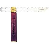 Swanson Tool Co TS149 9 inch Sliding T-Bevel with Brass Bound Hardwood Handle and Inches/Metric Marks (22 CM)
