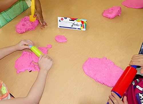 Make something of arts and crafts time. Set features 3 Flower Rollers, Round Cutting Roller, Zig Zag Cutting Roller, Double-sided Large Hobby Craft Tool. Easy to use and clean. Makes the perfect git! These brightly colored, durable plastic tools are made especially for kids. They can be used to create, decorate, and shape clay pieces. The five-piece set includes a plastic blade, flower roller, round roller, zig-zag cutting roller, and a double-sided large hobby craft tool. They are easy to use and easy to clean. MONEY BACK GUARANTEE ! !