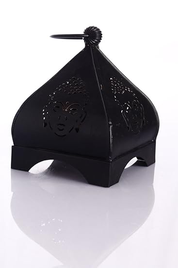 Buddha Hanging Candle Lantern (Metallic Rustic Feel) By Kraft Seeds