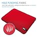 LOVPHONE 15.6 Inch Laptop Sleeve, Water-Resistant Notebook Computer Case Cover for MacBook Air/Pro/Lenovo/ASUS/Samsung/Acer/HP and All 15 Inch Notebooks,Slim-fit Neoprene Briefcase(Red)