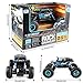 ZJTL Remote Control Toy Blue Rally Buggy RC Car 2.4Ghz 4 WD High Speed Crawler 1:18 Scale Size w/ Working Suspension, Spring Shock