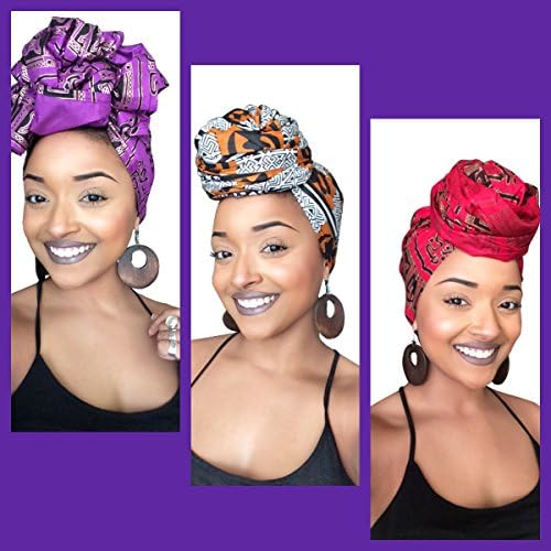 Boss Lady African Headwrap Collection ( 3 headwraps)