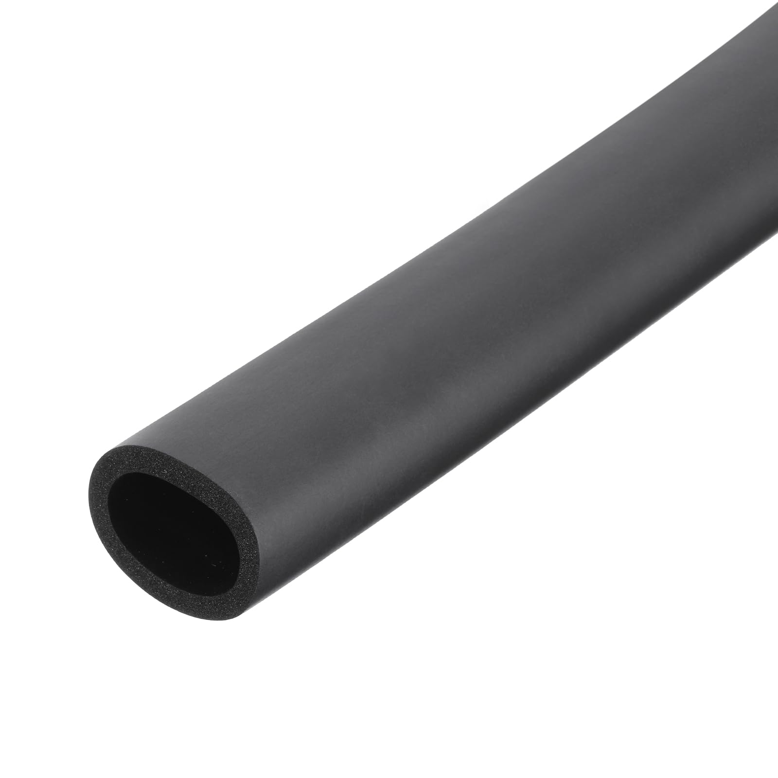DMiotech Pipe Insulation Tube 18mm ID x 6mm Thick 24" Foam Grip Pipes Wrap Closed Cell Foam Tubing Non-Slip for Utensil Tools Handle Support 0.61m, Black