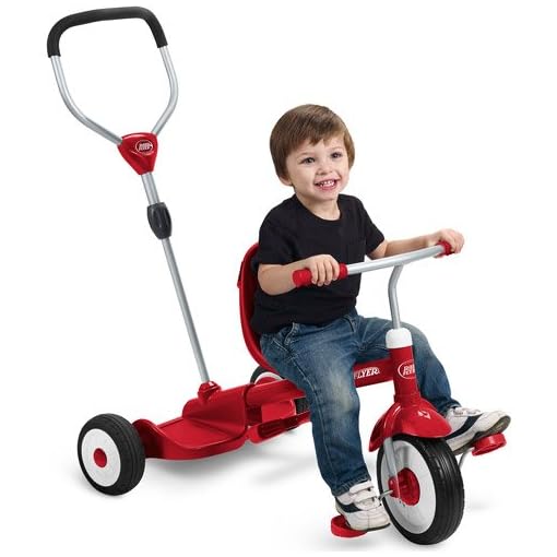 Radio Flyer Ride & Stand Stroll 'N Trike - Kids Toy - Children's Push/pedal Ride-ons - Indoor/outdoor Toys - High-back Seat - Secure 3-point Harness - 1 Year Product Warranty - Image 6