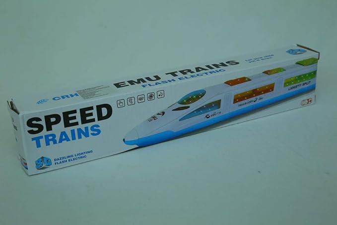 High Speed Bullet Train Toy - 3D Lighting and Musical Fun Sound
