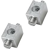 2-Pack #4-2/0 Neutral Lug Kit Circuit Breaker Ground Lugs Aluminum Ground Lug for Electrical Connections (2)