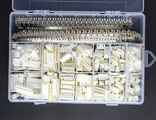 XLX 1220Pcs 2.54mm JST-XHP 2/3/4/5/6/7/8/9 Pin housing (and Pin Pedestal Housing) Kit and Male/Female Pin Header Terminals Connector Adapter Plug Set - Thumbnail 2