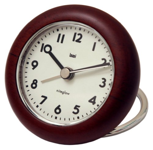 Bai Wooden Rondo Travel Alarm Clock, Landmark