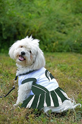 NCAA Michigan State Spartans Dog Cheerleader Outfit, Small