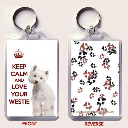 westie keyring