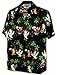 Pacific Legend Party Parrot Hawaiian Shirt For Men's-3952-BLACK-2XL