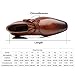 La Milano Mens Winter Ankle Dress Boots Slip on Monk Strap Buckle Comfortable Chukka Plain Toe Leather Oxford Boots for Men