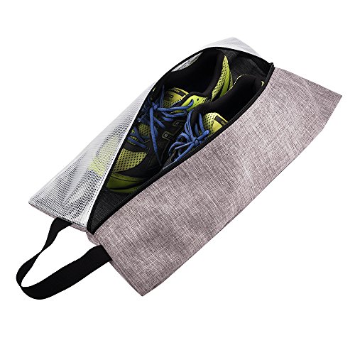 3 Pack Portable Travel Shoe Bags, CGBE Shoe Bag Lightweight Luggage Organizer Pouch For Men & Women (Khaki) - Thumbnail 2