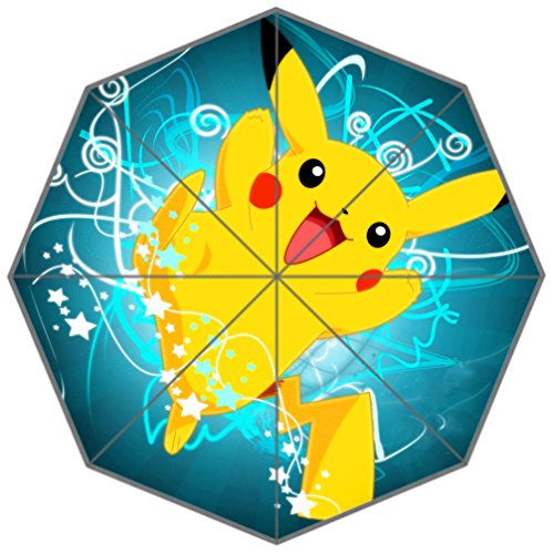 Pokemon Cartoon Printing Customized Foldable Waterproof Umbrella