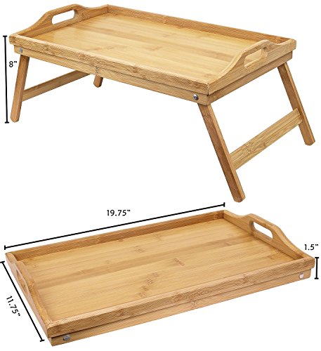 Greenco-Bamboo-Foldable-Breakfast-Table-Laptop-Desk-Bed-Table-Serving-Tray