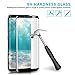 Atill Samsung Galaxy S8 Screen Protector, Whole Tempered Glass, 3D Curved, Scratch Proof, Full Coverage for Samsung Galaxy S8 (Black)