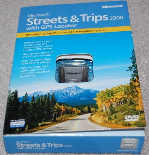 Microsoft Streets and Trips 2008 with GPS [OLD VERSION]