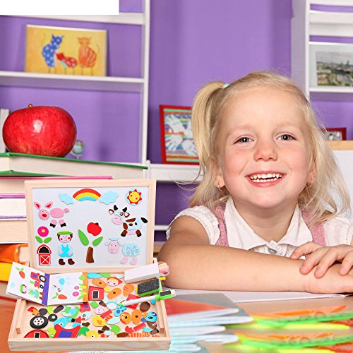 5 DIWENHOUSE+Magnetic+Puzzles+Toddler+Educational