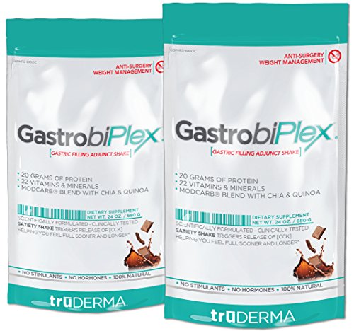 GastrobiPlex Weight Loss Meal Replacement Shake | Feel Full Now Protein & Fiber | Chocolate 2 Pack