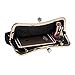 Afibi Women Handbags Rhinestone Evening Bags Crystal Party Clutches Bag (Black)