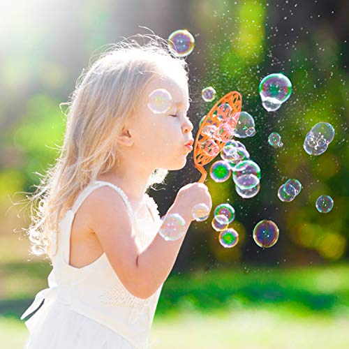 Joyibay Machine à Bulles, Baguette à Bulles Ensemble Jouet Savon à Bulles Baguette Outils Bulles Sticks pour Enfants Bubble Maker pour activités de Plein air, fêtes danniversaire et Jeux(3PCS)