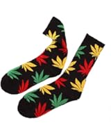 Marijuana Weed Leaf Men/Women sport socks colourful Cotton High Socks