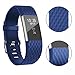 Fitbit Charge 2 Band,Silicone Sport Wristband with Secure Metal Buckle Clasp for Fitbit Charge 2 Replacement Wristbands