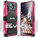 Evocel Microsoft Lumia 640 XL Case - Dual Layer [New Generation] Rugged Holster Case with Kickstand and Belt Swivel Clip Nokia Lumia 640 XL - Retail Packaging, Pink