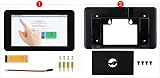 Waveshare 7 Inch DSI LCD Touch Screen with Case for Raspberry Pi 4B 800x480 view 9