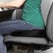 Adiona Orthopedic 100% Pure Memory Foam Coccyx Cushion | Cool Breathable Mesh Cover - Professional Grade for Back Relief - Sciatica and Tailbone Pain - Office Chair and Car Driver Seat Pillow