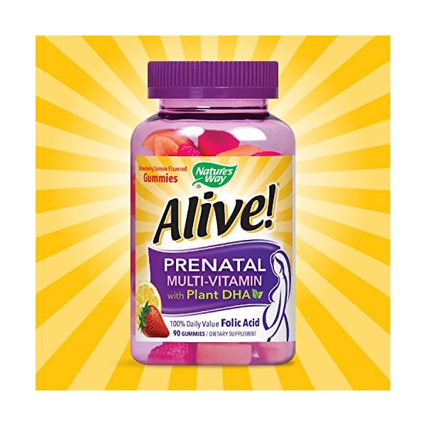 Nature's Way Alive! Prenatal Gummy Multivitamin with DHA, Fruit and