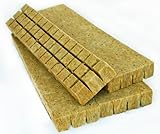 Rockwool Starter Cubes 2.0" for Seedling Propagation, Cloning, Rapidrooter replacement (2inch - 1/2 Sheet 25 Cubes)