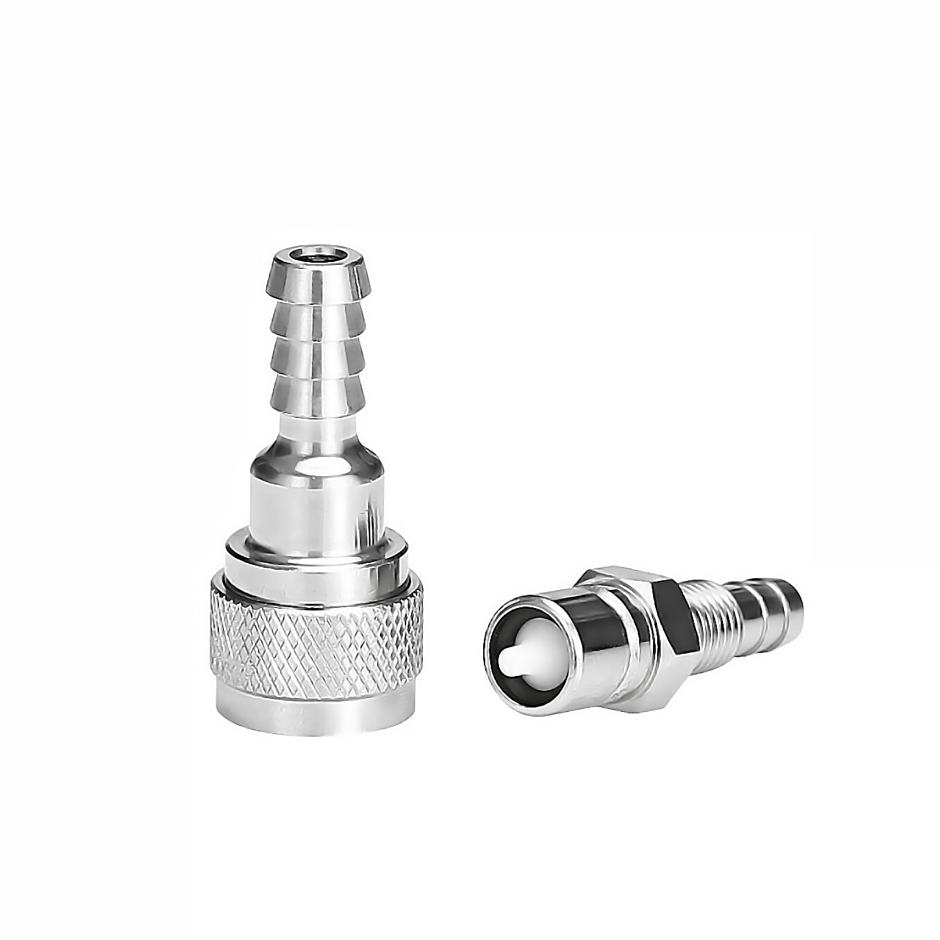 Connettore Carburante SeaSense Per Nissan E Tohatsu - Maschio 1/4'' NPT In Ottone Cromato