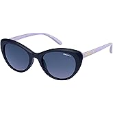 O'NEILL 9011 2.0 Women's Polarized Cat Eye Sunglasses, Matte Navy/Lilac, 51 mm