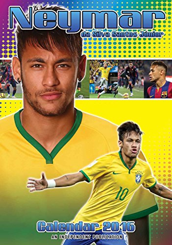 Neymar da Silva Sontos Jr Wall Calendar - 2016 Wall Calendars - Celebrity Calendars - Soccer Calendars - Poster Wall Calendars - Monthly Wall Calendars by Dream International by MegaCalendars