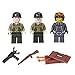 color mogu WW2 Military Aircraft,Artillery and Army Minifigures Building Block Toy for Children Creative Role Play（187 Piece）
