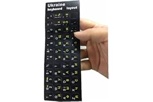 Ukrainian Keyboard Stickers 2Pcs Replacement Ukraine Caps Covers For Computer Pc Desktop Laptop Notebook Fashion processing