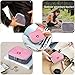 2pcs Portable Mini First Aid Kit, Multifunction Travel Medicine Storage Bag Emergency Kit for Outdoor Sports Home Office Camping Hiking Cycling - Just Empty First Aid Bag (Pink and Gray)