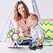 Magnetic Building Blocks Educational Learning Toys Deluxe 110 pcs Construction Tiles Toys Set for Children Toddlers Girls Boys Helps Best Gifts for Kids
