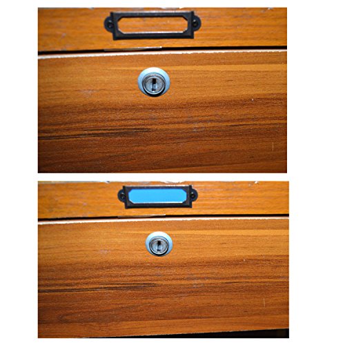 Spzcdza 50pack Office Library File Drawer Cabinet Card Tag Label