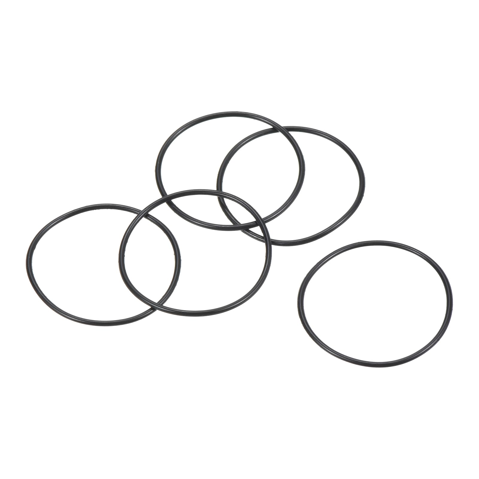 PATIKIL Nitrile Rubber O-Rings 25mm OD 23mm ID 1mm Width, 20 Pcs Metric Sealing Gasket for Faucet Plumbing Automotive Repair, Black