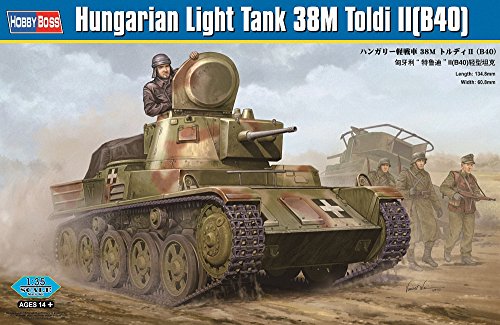 Hobby Boss Hungarian Light Tank 38M Toldi II (B40) Vehicle Model Building Kit