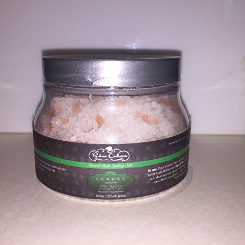 Reve Calme LUXURY COLLECTION Mineral Bath Soaking Salts (Spearmint & Eucalyptus) - 8oz